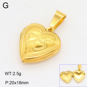 2P2004096aajl-452  Stainless Steel Pendant