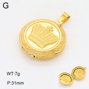 2P2004110aajo-452  Stainless Steel Pendant