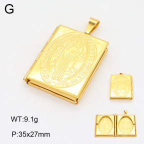 2P2004114baka-452  Stainless Steel Pendant