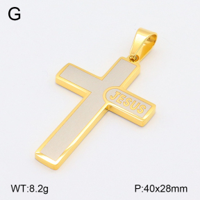 2P2004122bbml-436  Stainless Steel Pendant