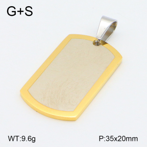 2P2004161bbml-436  Stainless Steel Pendant