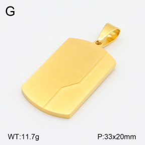 2P2004165bbml-436  Stainless Steel Pendant