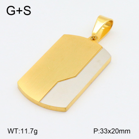 2P2004166bbml-436  Stainless Steel Pendant