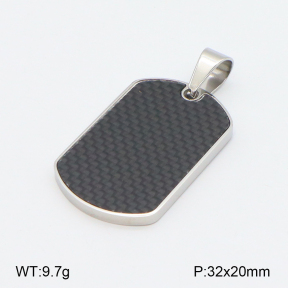 2P4001106bbov-436  Stainless Steel Pendant
