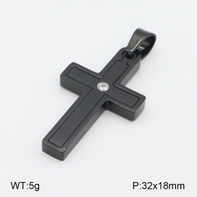 2P4001108bbov-436  Stainless Steel Pendant