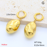 6E2007063ahlv-908  18K PVD  Stainless Steel Earrings  nostock