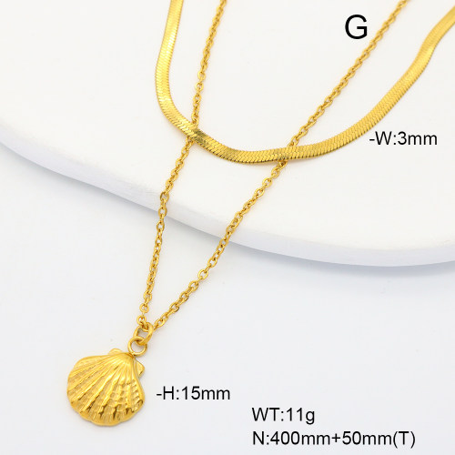6N2004976vbpb-908  Stainless Steel Necklace  nostock