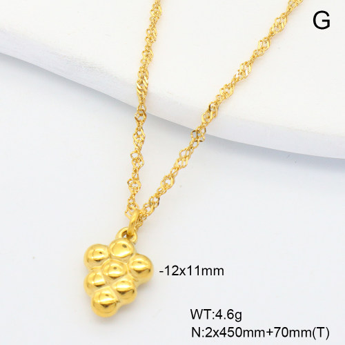 6N2004983vbnl-908  Stainless Steel Necklace  nostock