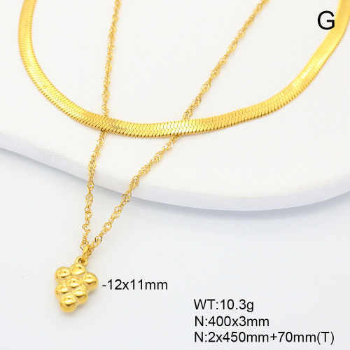 6N2004984vhha-908  Stainless Steel Necklace  nostock