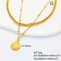 6N2005002ahjb-908  Stainless Steel Necklace  nostock