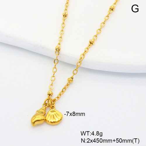 6N2005017vbpb-908  Stainless Steel Necklace  nostock