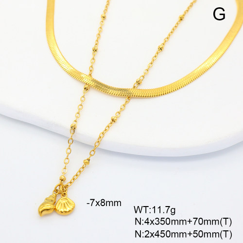 6N2005018bhjl-908  Stainless Steel Necklace  nostock