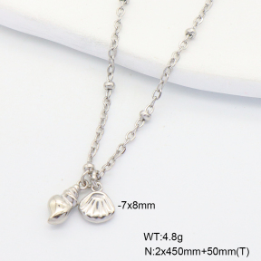 6N2005019bbov-908  Stainless Steel Necklace