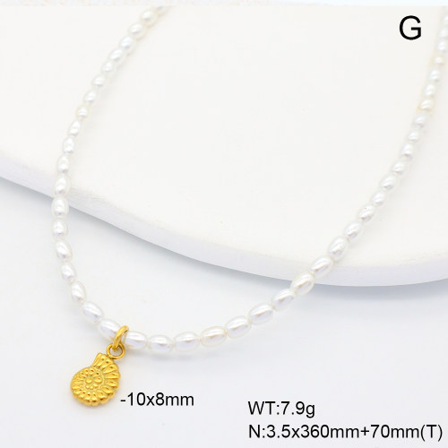 6N3001802bika-908  18K PVD  Stainless Steel Necklace  nostock