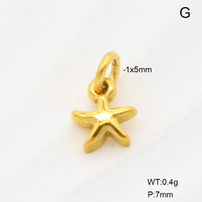 6P2001787aahm-908  18K PVD  Stainless Steel Pendant