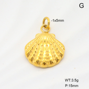 6P2001789aaiv-908  18K PVD  Stainless Steel Pendant