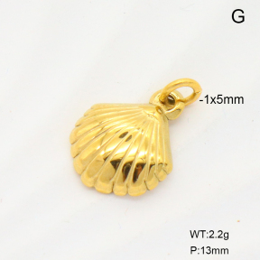 6P2001790vahk-908  18K PVD  Stainless Steel Pendant