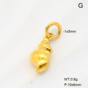 6P2001797aahj-908  18K PVD  Stainless Steel Pendant