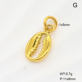 6P2001800aahm-908  18K PVD  Stainless Steel Pendant