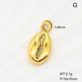 6P2001804aaho-908  18K PVD  Stainless Steel Pendant