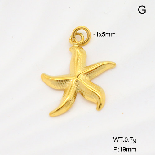 6P2001805aaih-908  18K PVD  Stainless Steel Pendant  nostock