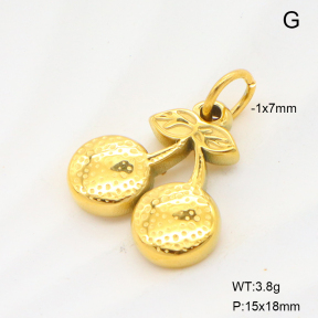 6P2001810aahp-908  18K PVD  Stainless Steel Pendant