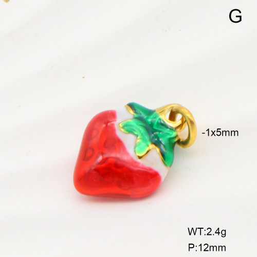 6P3000345aajh-908  18K PVD  Stainless Steel Pendant  nostock