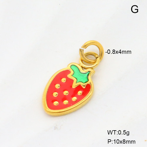 6P3000347aaik-908  18K PVD  Stainless Steel Pendant  nostock