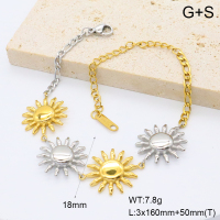 GEB000793ahjb-066  18K PVD,Handmade Polished  Stainless Steel Bracelet  BC24120405B-PS  nostock