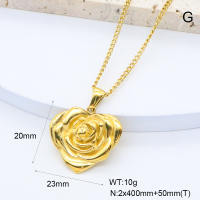 GEN002042vbpb-066  18K PVD,Handmade Polished  Stainless Steel Necklace  BC25020004N  nostock