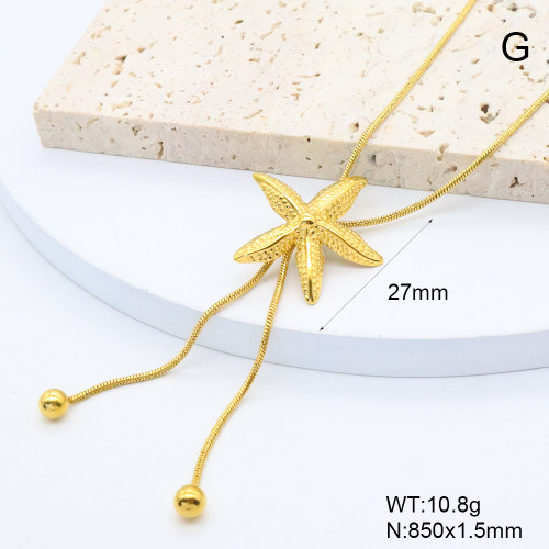 GEN002044bhia-066  18K PVD,Handmade Polished  Stainless Steel Necklace  BC24082028N  nostock