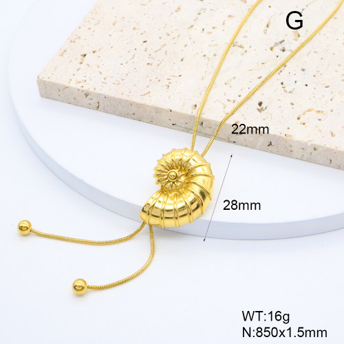 GEN002045bhia-066  18K PVD,Handmade Polished  Stainless Steel Necklace  BC24040186N  nostock