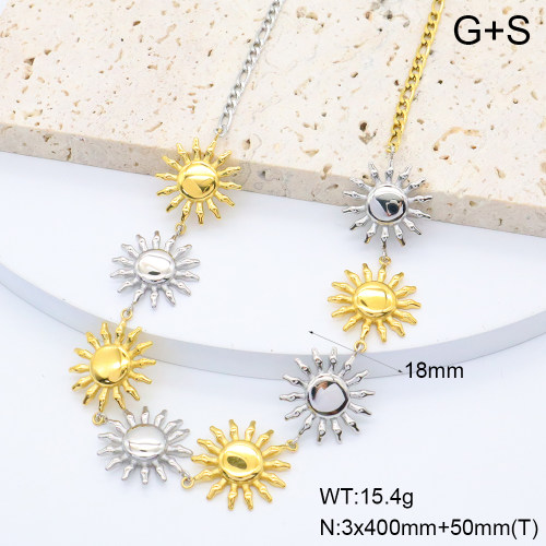 GEN002048aivb-066  18K PVD,Handmade Polished  Stainless Steel Necklace  BC24120405N-PS  nostock