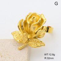 GER001415bhva-066  18K PVD,Handmade Polished  Stainless Steel Ring   BC25010021R  nostock