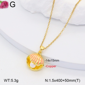 F2N300293vbll-J158  Fashion Copper Necklace