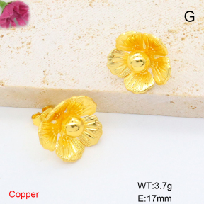 F6E206900ablb-J163  Fashion Copper Earrings