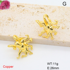 F6E206908vbmb-J163  Fashion Copper Earrings