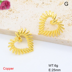 F6E206912ablb-J163  Fashion Copper Earrings