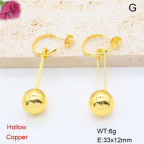 F6E206920bbml-J163  Fashion Copper Earrings