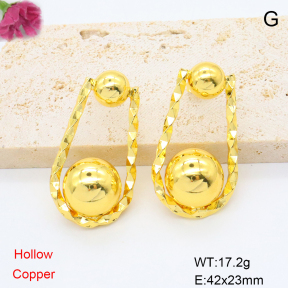 F6E206959bbml-J163  Fashion Copper Earrings