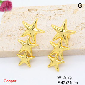 F6E206991bbml-J163  Fashion Copper Earrings