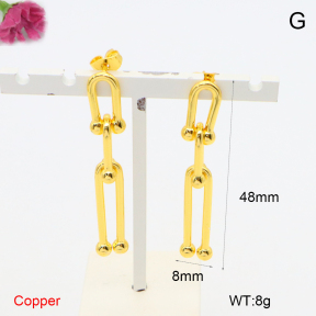 F6E206999vbnl-J163  Fashion Copper Earrings
