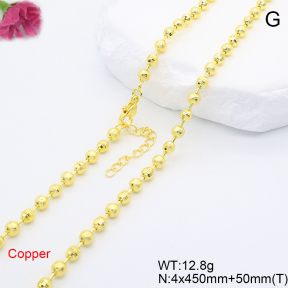 F6N200743vbll-L002  Fashion Copper Necklace