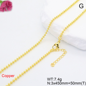 F6N200745aaio-L002  Fashion Copper Necklace