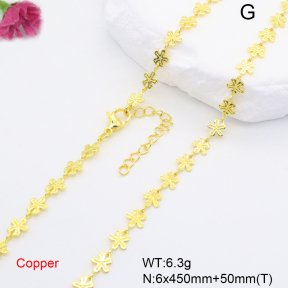 F6N200749baka-L002  Fashion Copper Necklace