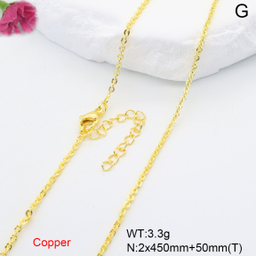 F6N200751vaia-L002  Fashion Copper Necklace