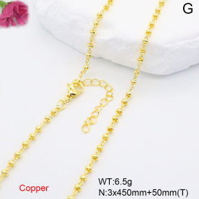 F6N200752aaio-L002  Fashion Copper Necklace