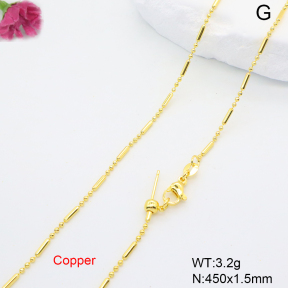 F6N200755vaia-L002  Fashion Copper Necklace