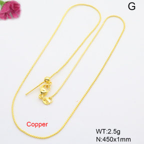 F6N200757aahn-L002  Fashion Copper Necklace