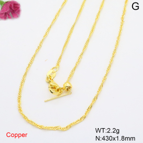 F6N200759aahn-L002  Fashion Copper Necklace